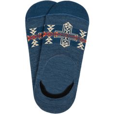 Pendleton Horizon Cross Moc Socks - Medium / Blue Low Cut Shoes, Biker Gifts, Heel Grips, Invisible Socks, Gifts For Campers, Gifts For Runners, The Invisible, Ski Boots, Snow Shoes