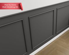 the wall molding kit is ready to be installed in your home or office area