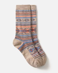 Inca Crew Socks | Made in Peru from Natural Alpaca Fiber Comfortable Brown Socks For Outdoor, Alpaca Socks, Stylish Socks, Bamboo Socks, Alpaca Fiber, Soft Sock, Fall Wear, Women Artisans, Cool Socks