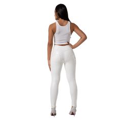 For sporty occasions, consider these women's fitness pants crafted from a comfortable blend of cotton and lycra. The zipper feature ensures secure closure with ease, while the scrunch bum and high-waisted design provide a flattering and butt-lifting effect, perfect for yoga enthusiasts. Stay motivated and stylish, effortlessly meeting sporty dress code requirements with flair.Specifications other name 7: push up leggings other name 6: butt lifting leggings other name 5: leather look pants other name 4: synthetic leggings other name 3: leather jeans other name 2: fleece lined leggings other name 1: leather leggings Usage: Gym Pants, Yoga Pants, Active Pants Sport Type: Yoga Size: XXS to XXXL Pant Length: Full Length Other name 9: High Waisted Yoga Pants Other name 8: Scrunch Bum Leggings Ot Leather Pants For Women, White Leather Pants, Faux Leather Jeans, Workout Pants Women, High Waisted Tights, White Pants Women, Sports Pants Women, Womens Fashion Jeans, Leather Pants Women