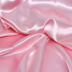 the pink fabric is very soft and shiny