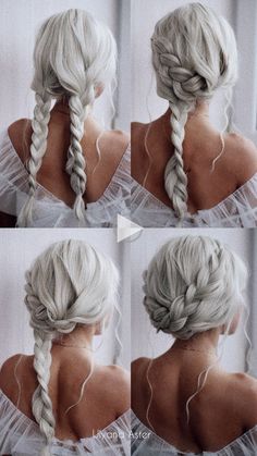 ✓fall hair trends, hair color ideas for brunettes, fall hair colors. Braided Updo Tutorial, Girls Hairdos, Hairstyle App, Halloween Make-up Looks, Halloween Hairstyles, Costume Wedding, Diy Wedding Hair, Hairstyles Tutorial, Updo Tutorial