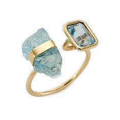 Crystal Aquamarine, Eternal Youth, Aquamarine Crystal, Aquamarine Ring, Under The Lights, Aquamarine Rings, Aquamarine Gemstone, Raw Crystal, Cream And Gold