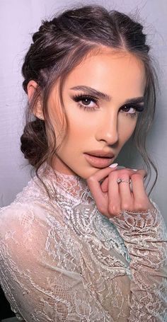 Glam Bride Makeup, Event Hairstyles, Soft Makeup Looks, Bridal Makeup Natural, Soft Glam Makeup, Braut Make-up, Hair Guide, Wedding Makeup Looks, Glam Hair