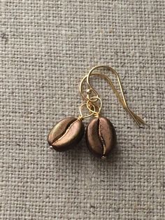 Earrings Coffee, Coffee Earring, Coffee Bean Earrings, Coffee Lovers Gift, Cream For Dry Skin, Gold Filled Earrings, Coffee Bean, Coffee Lover Gifts, Lovers Gift