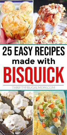 25 easy recipes made with biscuits and other things to make them taste delicious