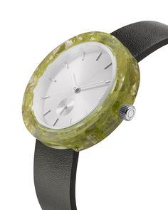 Designed with cutting-edge and innovative processes, The Botanist Watch is a first of its kind to feature genuine plant life for your wrist. The Green Reindeer Moss Botanist Watch features a sleek silver sunray dial and chronograph second-hand. It is designed for the understated minimalist - stylish, light weight, and design driven. Its ideal for the urban explorer and adventurer - make a statement while stomping the pavement. This watch is unisex and features color stabilized plant-life hand pl The Botanist, Reindeer Moss, Urban Explorer, Flower Watch, Silver Lace, Black B, White Dial, Plant Life, Leather Band