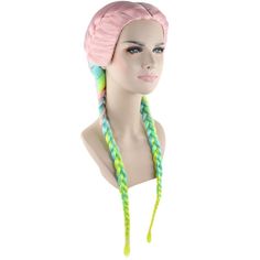 Great for cosplay, costume, anime and comic-con conventions, role play, dress-up, themed birthday parties, Halloween,Christmas,New Year. One size fits most head sizes. Can be adjusted. Comes with fishnet wig cap in retail package. Care Instructions: Hand wash drip dry, conditioned, and do not use curling irons or kits. Package include : 1* Boxer Braid style wig 1*wig cap Wigs Colorful, Braid Wigs, Womens Boxer, Boxer Braids, Style Wig, Costume Anime, Curling Irons, Year One, Hair Shows