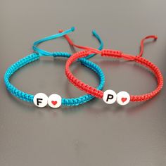 Personalized Matching Heart and Initial Bracelet, Initial Letter Love Bracelets, Custom Couple Adjustable Bracelet, Knotted Rope Bracelet 💎HOW TO PLACE AN ORDER? * Select the bracelet set option from the menu tab. (drop-down menu). * Type the bracelet color or colors you want, as in the example. (See last photo for thread colors) * Type the letter or letters you want as in the example. Example; 1. S (Black Rope) 2. A (White Rope) Add to cart and complete your order. Congratulations, your order Handmade Name Bracelet For Valentine's Day, Handmade Adjustable Name Bracelet For Valentine's Day, Handmade Adjustable Heart Bracelet As Personalized Gift, Handmade Adjustable Heart Bracelet For Personalized Gift, Handmade Heart Bracelets For Personalized Gift, Handmade Bracelets For Best Friend Gift On Valentine's Day, Handmade Heart-shaped Bracelet For Personalized Gift, Valentine's Day Braided Friendship Bracelets, Personalized Heart-shaped Braided Bracelets For Friendship