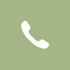 an image of a white phone icon on a green background with space for your text