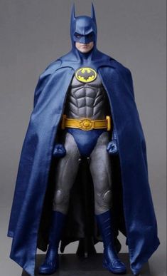 the batman action figure is on display