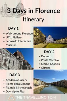 the 3 days in florence itinerary is available for all ages and abilitiess