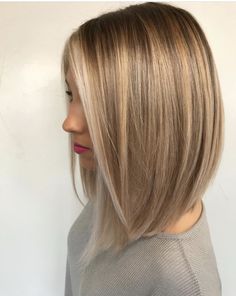 Long Bob Fine Hair, Dirty Blonde Hair, Haircut Styles, Brown Blonde Hair, Haircut For Thick Hair