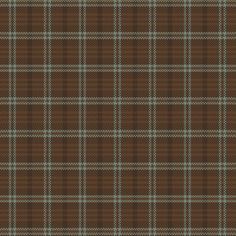 a brown and blue plaid fabric