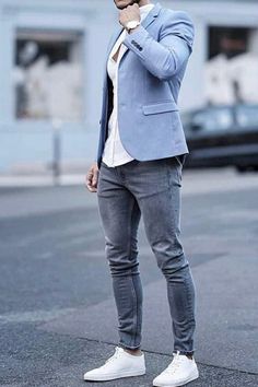 Nice Casual Outfits For Men, Blazer Outfits Men, Formal Men Outfit, Best Casual Outfits, Mens Fashion Blazer, Mens Casual Outfits Summer, Men Fashion Casual Shirts, Formal Mens Fashion, Stylish Men Casual