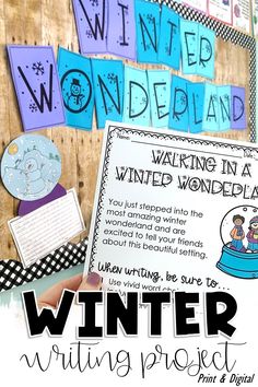 winter writing project for kids and adults