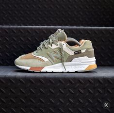 New Balance 997h, New Balance Trainers, Olive Tan, Sneakers Outfit