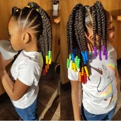 Easy Braid Styles, Toddler Braided Hairstyles, Twisted Hair, Kids Curly Hairstyles, Girls Natural Hairstyles