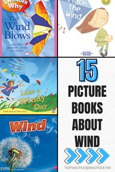 four books about wind with the title 15 picture books about wind