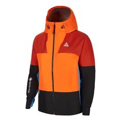 (WMNS) Nike ACG Loose Hooded Jacket Orange DB8150-817 (Casual/Women's/Loose Fit) Nike Acg, Waterproof Fabric, Stylish Sneakers, Hooded Jacket, Perfect Pair, Women's Jacket, Casual Women, Active Wear, Engineering