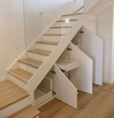 there is a stair case under the stairs