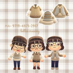 Acnh Aesthetic Clothes, Acnh Custom Designs, Animal Crossing Qr Codes, Acnh Codes, Animal Crossing Qr, Qr Codes, Animal Crossing, Aesthetic Clothes