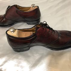 Men's Hideoki Bespoke By Di Bianco Custom, Made Two Tone, Leather, Oxford Wingtips Shoes Wingtip Oxford Shoes, Custom Made Shoes, Bespoke Shoes, Shoes Color, Derby, Two Tone, Bespoke, Shoes Mens, Custom Made