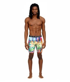 Two pack of trunks, One solid pair and one with a print. Made from a soft stretch cotton-poly blend with a contrasting elastic waistband featuring colorful Cult of Individuality lettering.- 100 % Cotton Poly blend- Matching gear available Fitted Multicolor Boxer Briefs For Summer, Multicolor Stretch Boxer Briefs For Sports, Multicolor Sports Boxer Briefs, Multicolor Sports Boxer Briefs Multi-pack, Fitted Multi-pack Boxer Briefs For Summer, Summer Stretch Boxer Briefs Multi-pack, Stretch Multi-pack Boxer Briefs For Summer, Body Reference Poses, Basketball Pictures