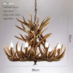 an image of a chandelier made out of wood