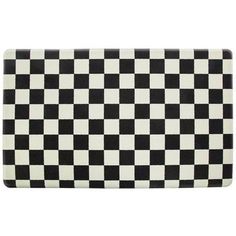 a black and white checkered wallet