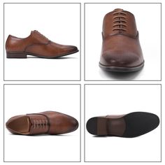 Introducing our Men's Shoes, the perfect choice for a sophisticated and polished look in any business or formal setting. These closed lace leather shoes are designed to exude elegance and professionalism, making them a versatile and timeless addition to your wardrobe. Crafted from high-quality PU material, these shoes offer durability and a sleek finish that mimics the look of genuine leather. The closed lace design adds a classic touch to the overall aesthetic, ensuring a refined appearance for Business Lace-up Oxfords With Goodyear Welted, Business Lace-up Oxfords With Goodyear Welted Construction, Business Brogue Lace-up Loafers, Business Lace-up Brogue Loafers, Business Lace-up Loafers With Brogue Detailing, Lace-up Brogue Loafers For Business, Classic Round Toe Oxfords For Business Meetings, Business Lace-up Oxfords With Leather Sole, Business Dress Shoes With Brogue Detailing And Pointed Toe