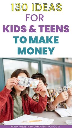 130 Creative Ideas for Kids & Teens to Make Money Jobs With Animals, Creative Ideas For Kids, Business Steps, Creative Ideas To Make, Making Money Teens, Raising Daughters, Easy Ways To Make Money