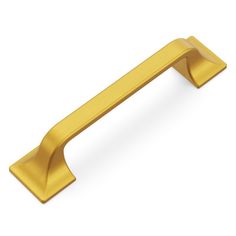 an image of a golden door handle on a white background