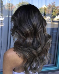 Ash Balayage Hair, Ash Balayage, Ash Brown Hair Color, Brown Hair Shades, Ash Brown Hair