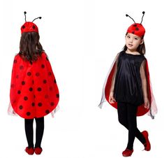 Insect Cosplay, Ladybird Halloween, Tinkerbell Fancy Dress, Ladybird Costume, Fairy Fancy Dress, Fancy Dress Halloween Costumes