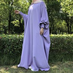 This butterfly maxi abaya dress is a high quality nida abaya with butterfly sleeves and elastic cinched wrists. Comes in a standard size with a length of 58", perfect for those heights 5'4" to 5'7". Butterfly Burqa Design, Butterfly Abaya Design, Abaya Sleeves Design, Kaftan Abaya Designs, Stylish Burqa Designs, Burqa Design, Burkha Designs, Islamic Clothing Abayas, Arabic Kaftan