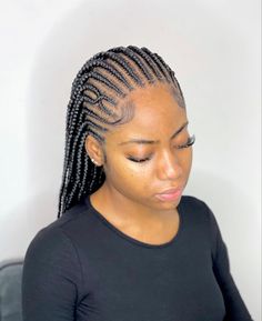 Fulani Braids All Back, Peak A Boo Fulani Braids, Fulani Braids Ideas, Long Fulani Braids With Beads, Fulani Braids Simple, Fulani Braids With Curls At The End, Funali Braids With Knotless, Nice Hairstyles For Long Hair, Style Fulani Braids