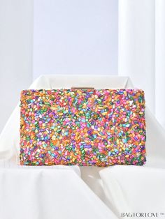 BagForLove - Elegant Rhinestone Shell Mini Box Bag with Chain - Ideal Bridal Purse for Weddings, Proms & Events Product Description Color Multicolor Details Rhinestone Magnetic No Strap Type Chain Bag Size Mini Style Minimalist Pattern Type Plain Type Box Bag Closure Type Kiss Lock Material Shell Composition 100% Polyester Size Chart INCH CM Bag Height Bag Length Bag Width Strap Length 4.7 inch 7.9 inch 1.8 inch 47.2 inch Bag Height Bag Length Bag Width Strap Length 12 cm 20 cm 4.5 cm 120 cm Details Pictures Similar Products h2 { text-align: center; } /* æ¢è¡ */ li{ white-space: normal; word-break: break-all; word-wrap: break-word; } .red-box { width: 100%; display: flex; flex-direction: row; flex-wrap: wrap; justify-content: center; } .red-box > div { width: 190px; height: 250px; margin Glamorous Multicolor Rectangular Evening Bag, Multicolor Rhinestone Evening Bag For Party, Multicolor Rhinestone Evening Bag For Events, Multicolor Rectangular Evening Bag With Rhinestones, Multicolor Rectangular Clutch With Rhinestones, Multicolor Rectangular Evening Bag For Parties, Multicolor Rhinestone Rectangular Evening Bag, Multicolor Rectangular Evening Bag For Events, Multicolor Clutch Evening Bag For Wedding