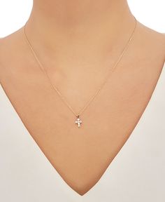 The glow of faith radiates from this pretty Swarovski zirconia cross pendant necklace. Edgy Jewelry, Cross Pendant Necklace, Cross Pendant, Cubic Zirconia, Pendant Necklace, Pendant, Gold