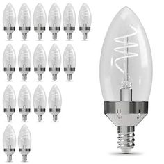 a bunch of light bulbs sitting next to each other