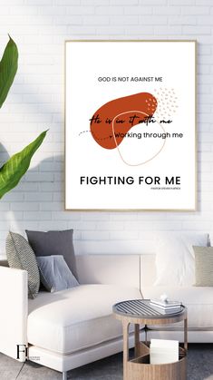 God Is With Me, Spiritual Poster, Motivational Bible Verses, Steven Furtick, Captivating Art, Beautiful Typography, Motivational Wall Art, Special Promotion