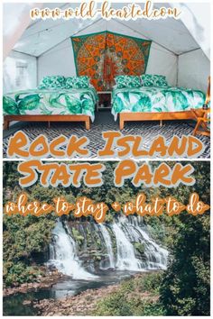 the rock island state park is where to stay and what to do in this area