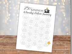 the 25 things to do for christmas and new year's eve printables