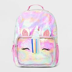 Add style to your child's everyday look with this Kids' 16" Flip Sequin Animal Backpack from Cat & Jack™. The main compartment features a zippered closure, providing a secure place to store books, folders and supplies. The adjustable shoulder straps ensure a comfortable fit, reducing strain and allowing for extended wear. It also comes with a padded laptop pocket that will hold your kids’ laptop or tablet securely. This backpack is a great accessory that combines functionality and style. Cat & J Animal Backpacks, Unicorn Backpack, Store Books, Cat Backpack, Barbie Diy, Maria Clara, Bathroom Trends, Cute Backpacks, Diy Stuff