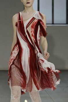 Ethereal Horror, House Bolton, Meat Dress, Zsazsa Bellagio, Holy Cow, Inspiration Mode, Fashion Details, A Dress