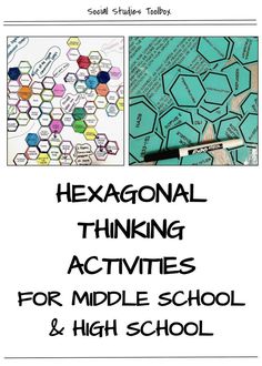 hexagonal thinking activities for middle school and high school