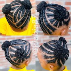 40 Easy Cornrows Protective Hairstyles For Black Girls Ages 4-12 - Coils and Glory Toddler Braided Hairstyles, Hairstyles Braid, Braided Hairstyles For Black Women Cornrows, Natural Hair Stylists