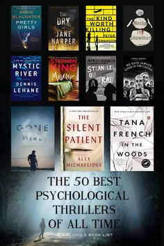 the best psychic thrillers of all time by various authors, including one man and two women