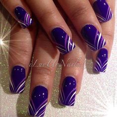 Nail Inspiration Purple, Purple Nail Art, Purple Acrylic Nails, Wedding Purple, Fingernail Designs, Purple Nail Designs, Fancy Nails Designs, Purple Nail