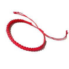 ✭ This adorable seed beads bracelet is the perfect gift for girls who love dainty jewelry and want to add a pop of red color to any outfit The bracelet features Miyuki glass beads in a beautiful cherry red color, on a vibrant red adjustable string for a comfortable perfect fit The bracelet fits perfectly wrist size 5 inch to 6.5 inch and with an adjustable sliding knot to ensure a comfortable fit for your wrist Thank you for liking my bracelet and I hope you will enjoy wearing it as much as I en Seed Beads Bracelet, Cherry Red Color, Miyuki Bracelet, Red String, Red Bracelets, Sliding Knot, Miyuki Beads, Pretty Bracelets, Gift For Girls